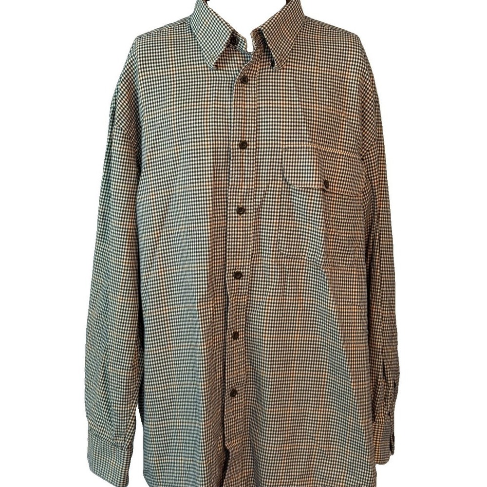 Orvis‎ Shirt Mens XL Plaid Button Down Long Sleeve Pocket Classic